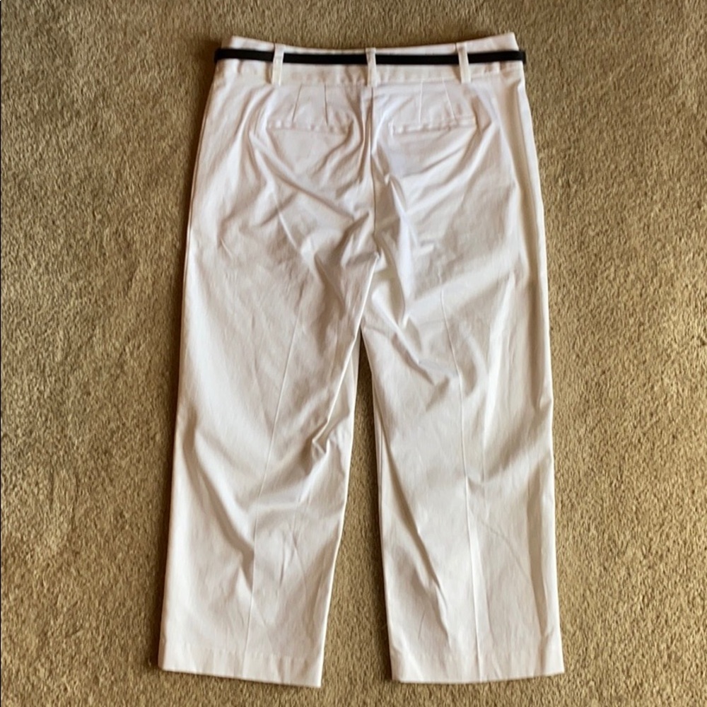 212 Collection white capri pants